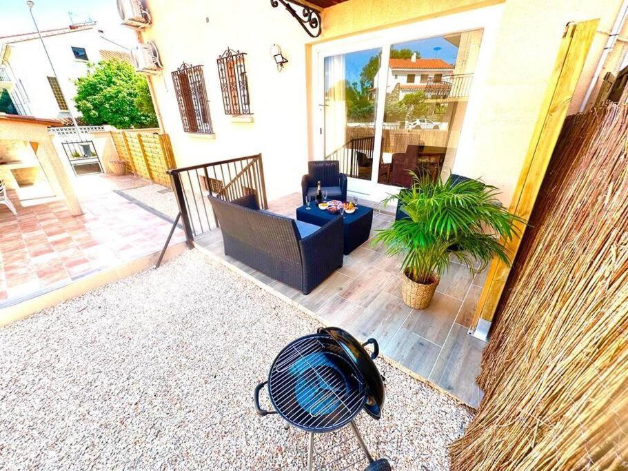 L'Evasion - Climatise - Jardin - Plage - Jacuzzi Perpignan Eksteriør bilde